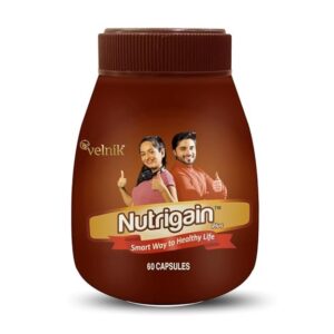 Ayurvedic Weight Gainer Supplement Capsules |Not Tablet| Support Healthy Muscle Mass Gain for Men Women Female - 60 Capsule