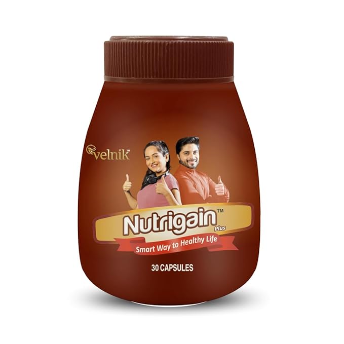 Ayurvedic Weight Gainer Capsules For Men And Women (30 Capsules)