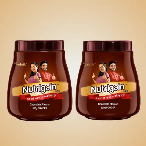 Nutrigain Weight Gain Powder for Men & Women | 500gm Pack of 2