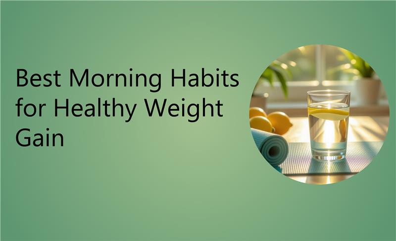 Best Morning Habits That Support Healthy Weight Gain Naturally